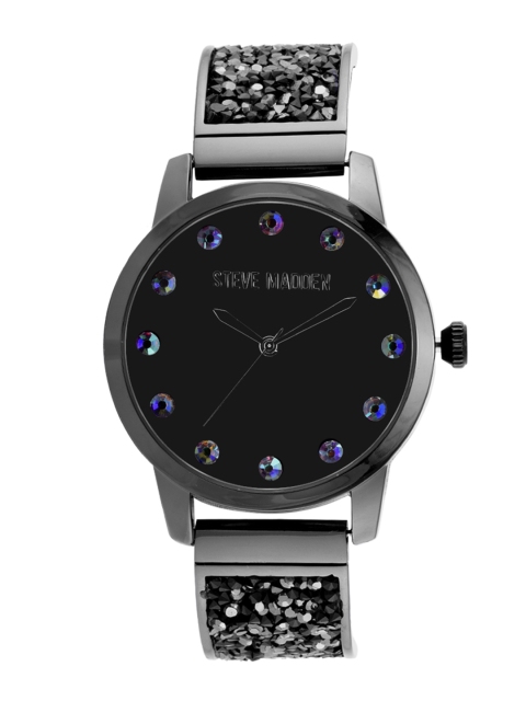 Steve Madden Women Black Analogue Watch SMW233BL