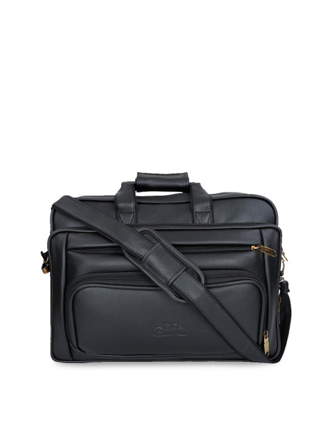 Leather World Unisex Black Solid Laptop Bag 
Leather World Unisex Black Solid Laptop Bag