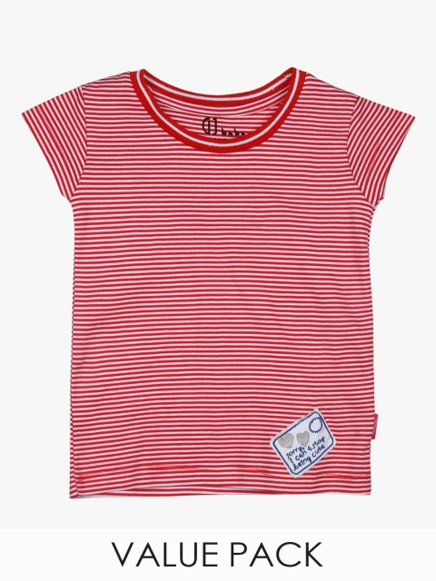 Red Striped Regular Top