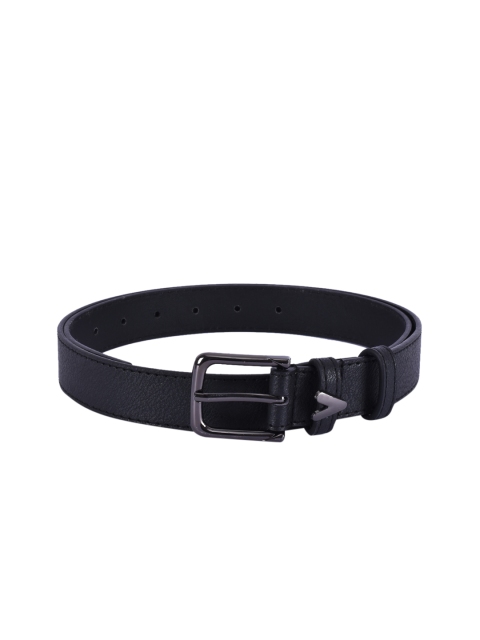 BuckleUp Women Black Solid Belt