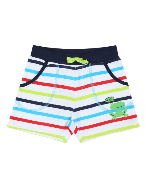 Pantaloons Baby Boys Multicoloured Striped Regular Fit Regular Shorts, Multi