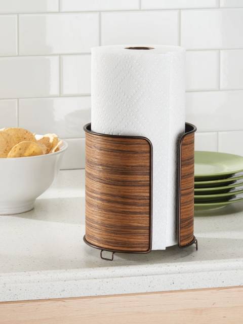 INTERDESIGN Brown Textured Stainless Steel Set
