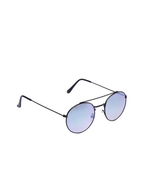 Swiss Design Unisex Round Sunglasses SDSG-OFOR14, Blue