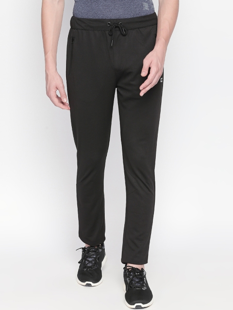 Ajile by Pantaloons Men Black Solid Slim-Fit Trackpant