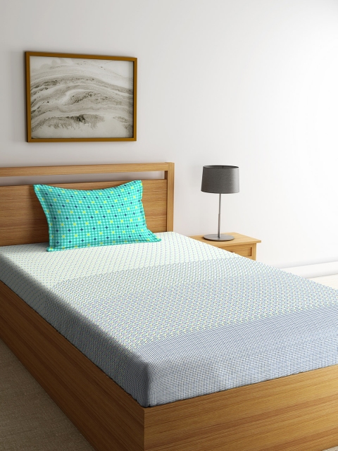 Portico New York Multicoloured Geometric 144 TC Cotton 1 Single Bedsheet with 1 Pillow Covers, Multi
Portico New York Multicoloured Geometric 144 TC Cotton 1 Single Bedsheet with 1 Pillow Covers, Multi