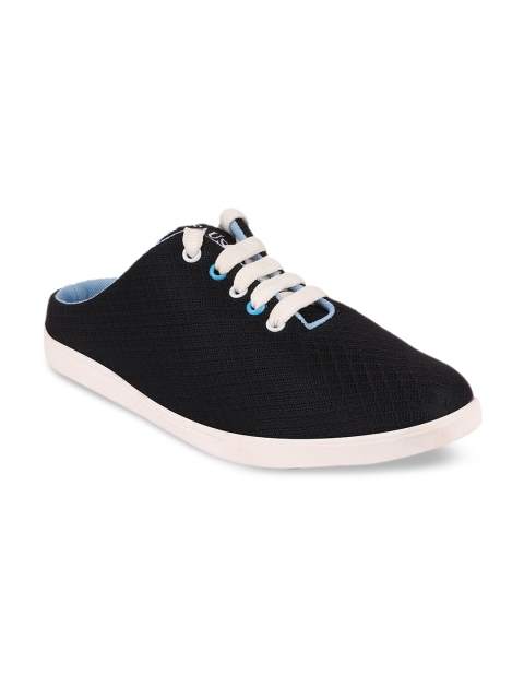 FAUSTO Men Black Sneakers