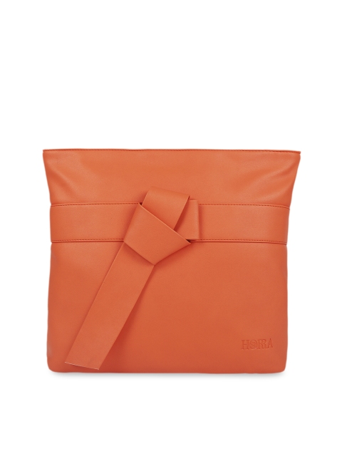 HORRA Orange Solid Sling Bag