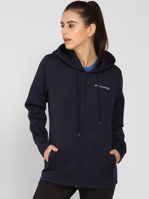 OFF LIMITS Women Navy Blue Solid Lightweight Sporty Jacket
OFF LIMITS Women Navy Blue Solid Lightweight Sporty Jacket