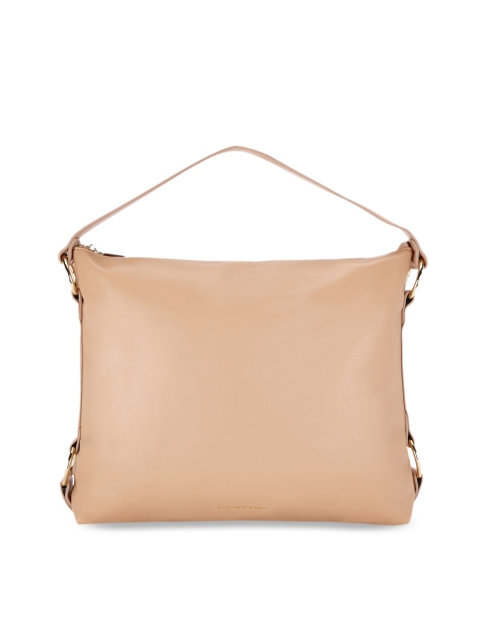 GIORDANO Women Peach-Coloured Solid Handheld Bag