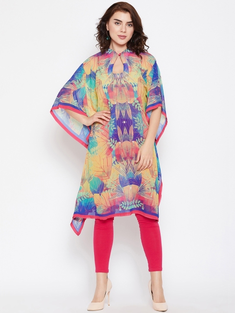 The Kaftan Company Women Multicoloured Printed Kaftan Kurta, Multi