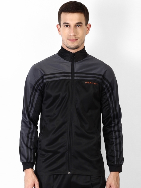 OFF LIMITS Men Black Colourblocked Lightweight Sporty Jacket
