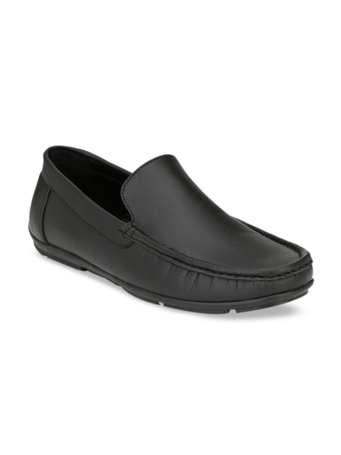 El Paso Men Black Loafers