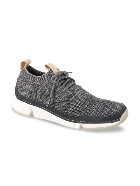 Clarks Men Grey Sneakers