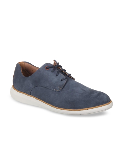 Clarks Men Blue Derbys