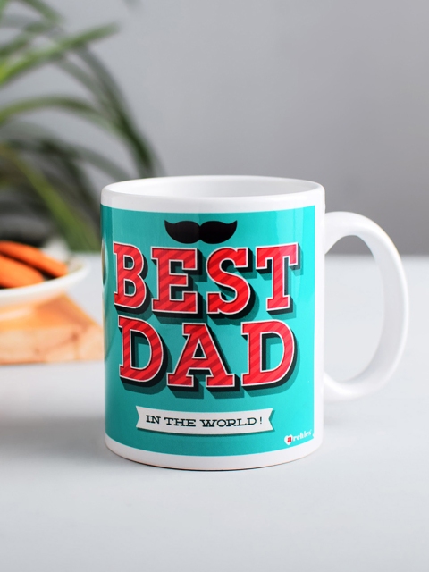 Archies Sea Blue Printed Ceramic Mug