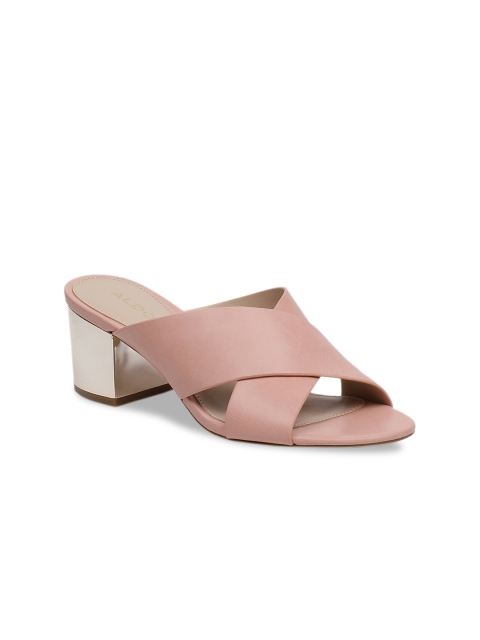 ALDO Women Pink Solid Heels