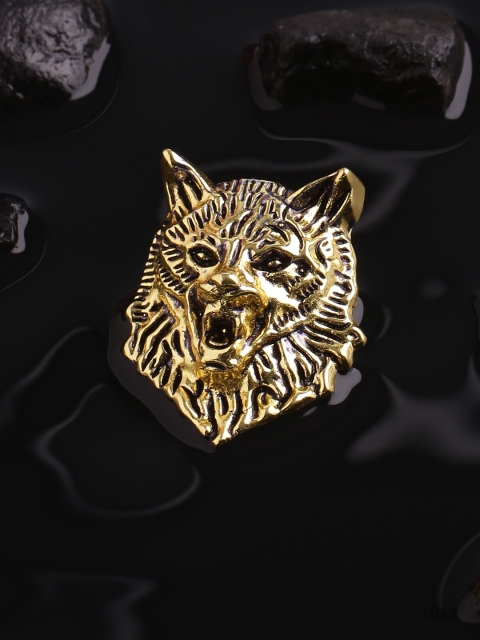 Darre by Voylla Men Gold-Toned Brooch