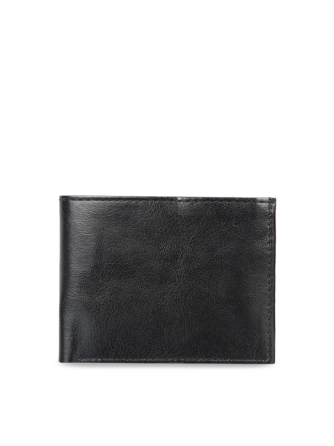 LONDON FASHION hob Men Black Solid Two Fold Wallet