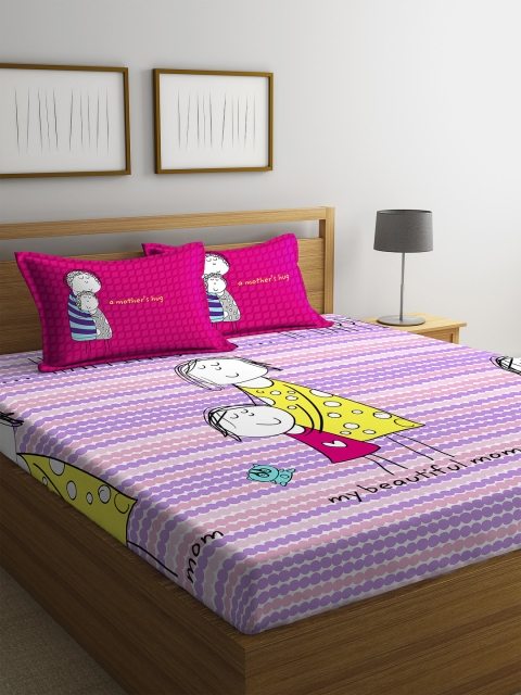 Portico New York Multicoloured Graphic 144 TC Cotton 1 King Bedsheet with 2 Pillow Covers, Multi
Portico New York Multicoloured Graphic 144 TC Cotton 1 King Bedsheet with 2 Pillow Covers, Multi