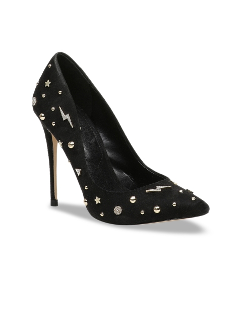 ALDO Women Black Solid Pumps