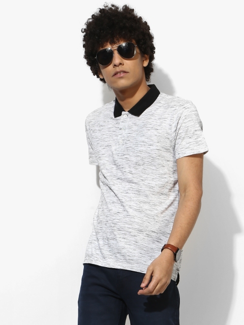 White Regular Fit Polo T-Shirt