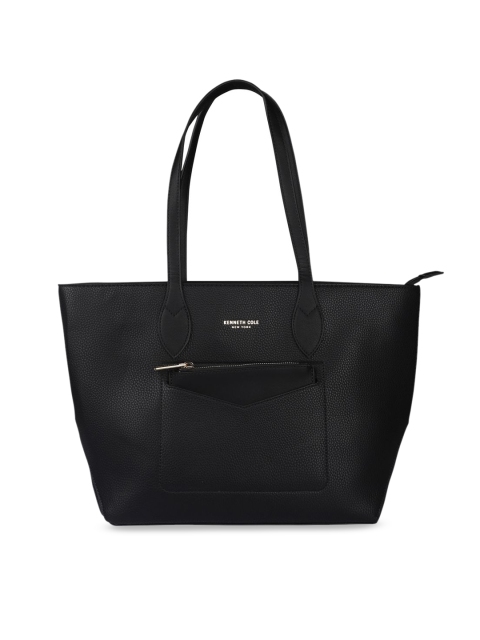 Kenneth Cole Black Solid Shoulder Bag
