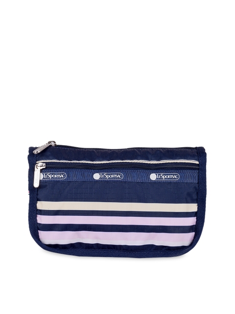 LeSportsac Multicoloured Striped Rectangular Cosmetic Pouch, Multi