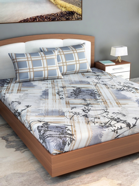 Divine Casa Grey & Beige Abstract 210 TC Cotton 1 King Bedsheet with 2 Pillow Covers
Divine Casa Grey & Beige Abstract 210 TC Cotton 1 King Bedsheet with 2 Pillow Covers