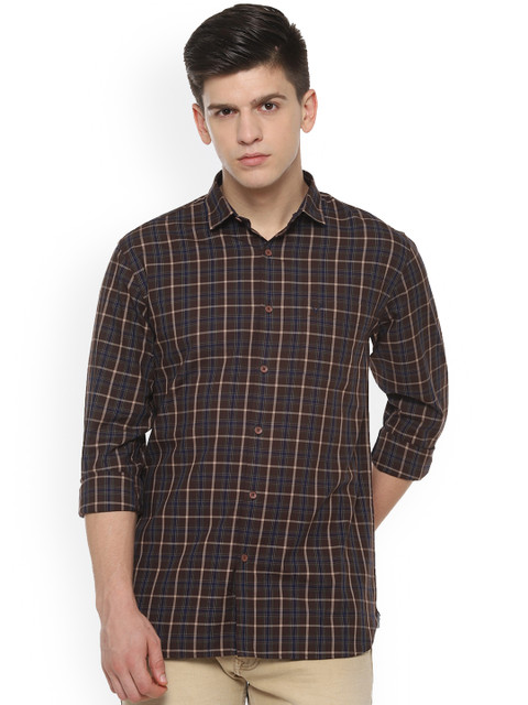 Allen Solly Men Brown & Black Regular Fit Checked Casual Shirt
Allen Solly Men Brown & Black Regular Fit Checked Casual Shirt