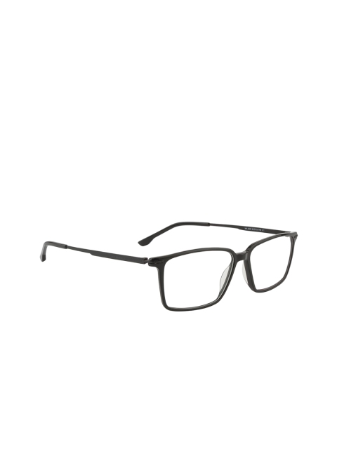 Ted Smith Unisex Black Solid Full Rim Rectangle Frames TS-225_C1