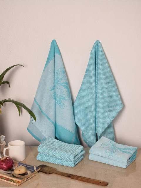Avira Home Set of 6 Blue Printed Kitchen Towels
Avira Home Set of 6 Blue Printed Kitchen Towels