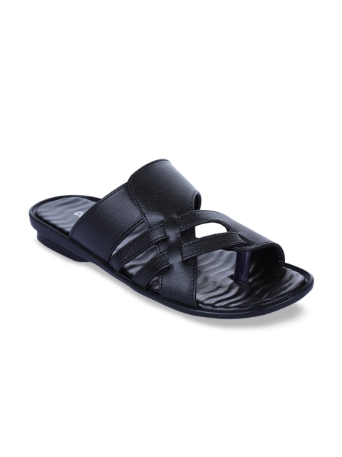 Coolers Men Black Comfort Sandals