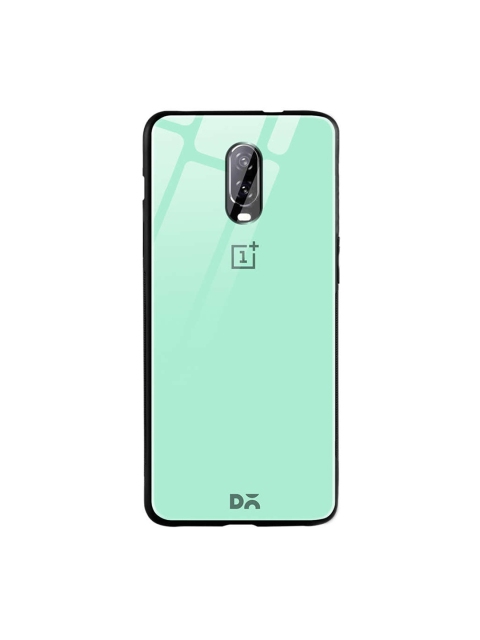 DailyObjects Sea Green One Plus 6T Glass Case Cover