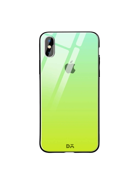 DailyObjects Green iPhone XS Max Glass Case Cover