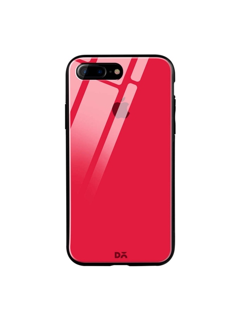 DailyObjects Red iPhone 7 Plus Glass Case Cover