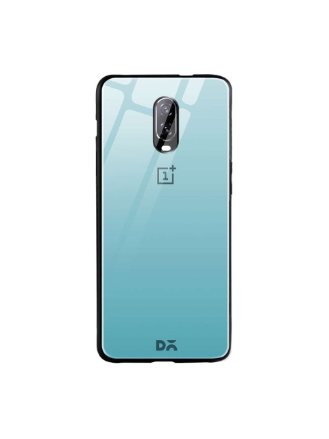 DailyObjects Blue One Plus 6T Glass Case Cover