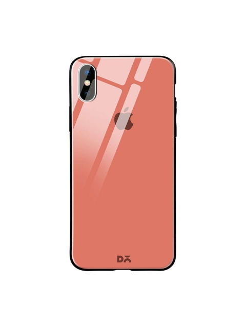 DailyObjects Peach iPhone XS Max Glass Case Cover