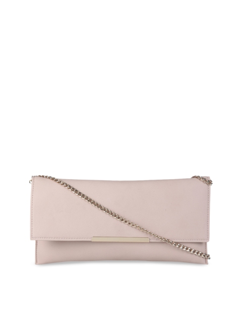 Forever New Pink Solid Clutch
