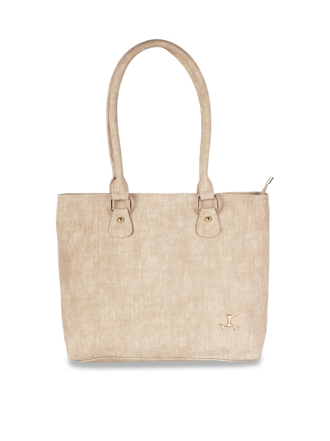 Mochi Beige Solid Shoulder Bag