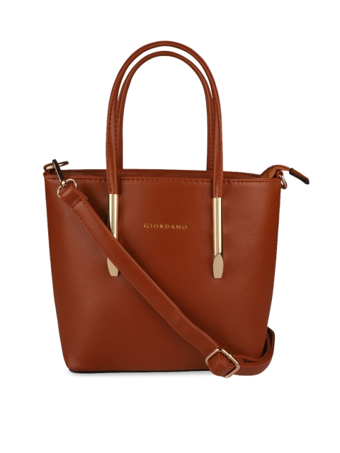 GIORDANO Brown Solid Shoulder Bag