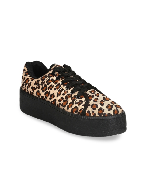 Truffle Collection Women Brown Sneakers