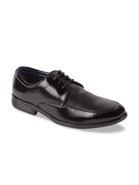 Fausto Men Black Formal Derbys