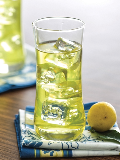 ALOHA Set of 6 Transparent Solid Drinking Glasses