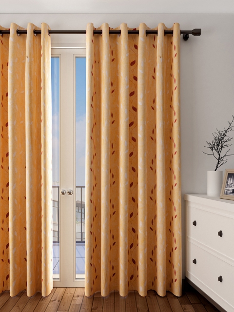 Cortina Orange Single Door Curtain