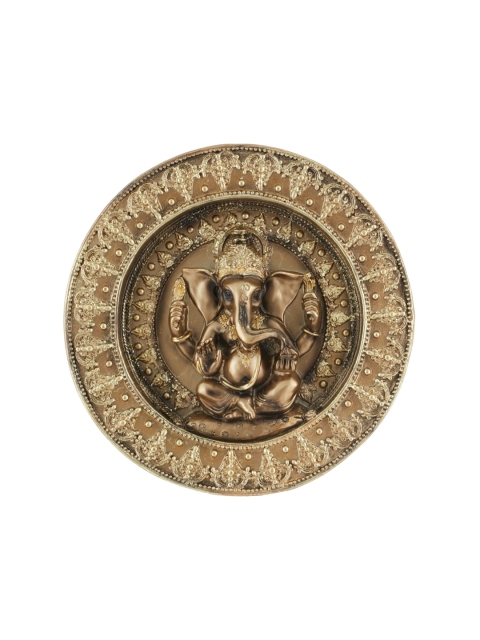 Living Essence Gold-Toned Lord Ganesha Showpiece