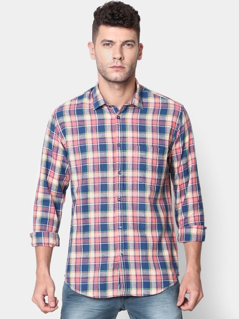 CAVALLO by Linen Club Men Cotton Linen Multicoloured Regular Fit Checked Casual Shirt, Multi
CAVALLO by Linen Club Men Cotton Linen Multicoloured Regular Fit Checked Casual Shirt, Multi