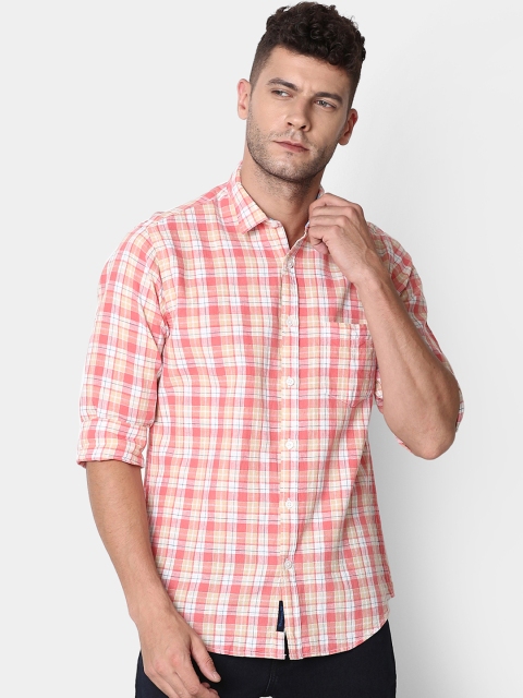 CAVALLO by Linen Club Men Cotton Linen Red & Yellow Regular Fit Checked Casual Shirt
CAVALLO by Linen Club Men Cotton Linen Red & Yellow Regular Fit Checked Casual Shirt