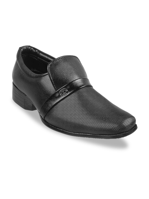 Metro Boys Black Loafers