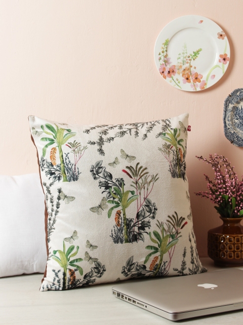 India Circus by Krsnaa Mehta Cream-Coloured 85 GSM Single Floral Square Cushion Covers
India Circus by Krsnaa Mehta Cream-Coloured 85 GSM Single Floral Square Cushion Covers