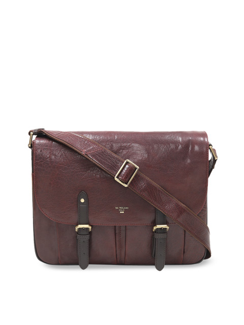Da Milano Men Maroon Solid Messenger Bag
Da Milano Men Maroon Solid Messenger Bag
